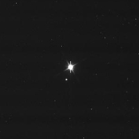 Earth and Moon, as seen from Saturn; July 19, 2013
